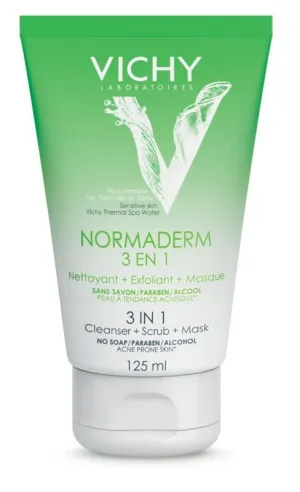 Vichy Normaderm-Präparat zur Reinigung der Haut mit Unreinheiten 3 in 1