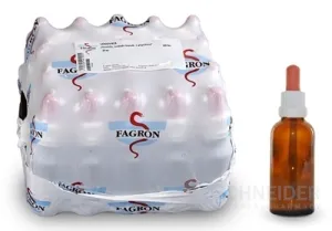 Flasche mit 25 ml Schrauben. Kappe mit Pipette - FAGRON