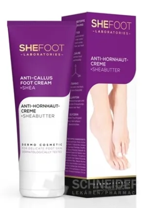 SheFoot CREME gegen Hornhaut