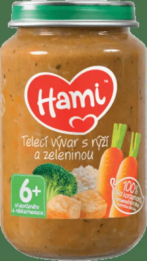 Hami-Beilage Kalbsbrühe mit Reis und Gemüse