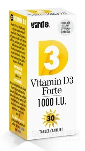 VIRDE Vitamin D3 Forte 1000 IE