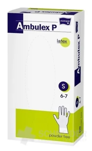 Ambulex P LATEX-Handschuhe, mit Polymer beschichtet