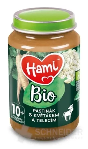 Hami-Beilage BIO Pastinake mit Blumenkohl und Kalbfleisch