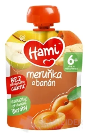 Hami-Fruchtbeutel Aprikose und Banane