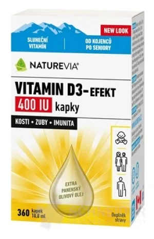 SWISS NATUREVIA VITAMIN D3-EFFEKT 400 IE