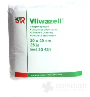 VLIWAZELL ABSORBIERENDE, NICHT STERILE KOMPRESSEN 20x20cm