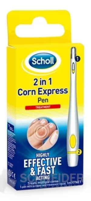 Scholl CORN EXPRESS PEN 2 in1