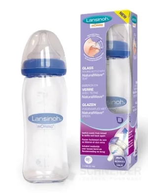 LANSINOH Babyflasche aus Glas