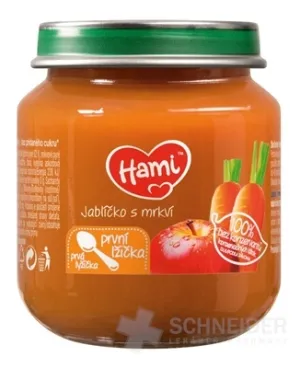 Hami-Fruchtbeilage Apfel mit Karotte