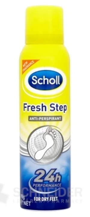 Scholl FRESH STEP Anti-Transpirant Sprej neu