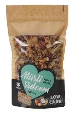 topnatur Müsli mit PALEO-Herz &amp; Kokosnuss LOW CARB