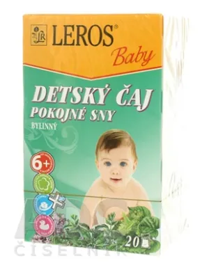 LEROS BABY DET.CAJ POKOJ.SNY 20X1,5G