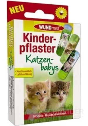 WUNDmed Flexibles Pflaster für Kinder Kätzchen
