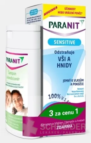 PARANIT SENSITIVE entfernt Läuse und Nissen