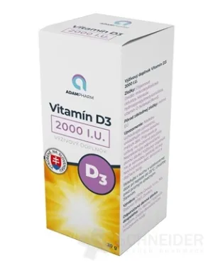ADAMPharm Vitamin D3 2000 IE