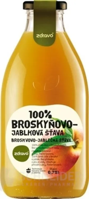 gesunder 100 % PFIRSICH-APFEL-SAFT
