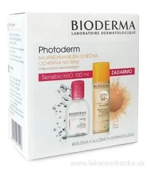 Bioderma Photoderm NUDE Touch SPF50+ 40 ml + Sensibio H2O 100 ml