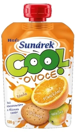 Sunárek COOL Fruit Orange, Banane, Kekse