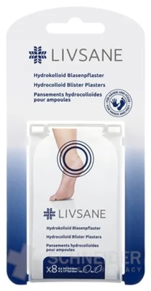 LIVSANE Hydrokolloidpflaster gegen Blasen