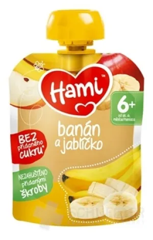 Hami-Fruchtbeutel Banane und Apfel