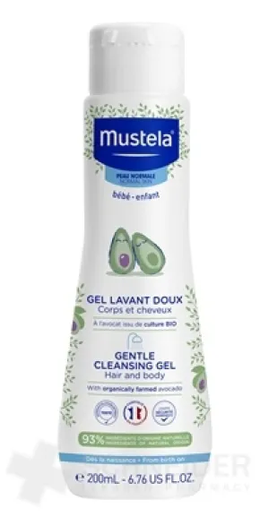 Mustela BÉBÉ Sanftes reinigendes Körper- und Haargel