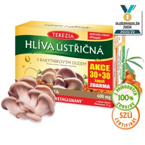 TERESA AUSTERNPILZ MIT BUCKSPANNENÖL 30 + 30 Kapseln