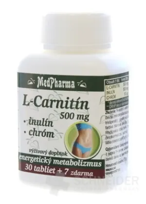 MedPharma L-CARNITIN 500 MG + INULIN + CHROMIUM