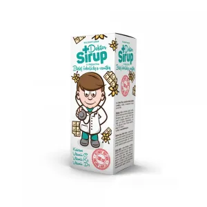 DOKTOR SIRUP mit weißem Schokoladen- und Vanillegeschmack 100 ml
