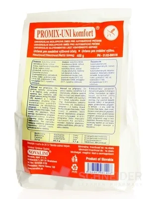 PROMIX-UNI Komfort klebstofffreie Mischung für Autos. Backen