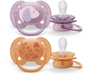 AVENT Schnuller Ultra Soft Premium 6-18m Mädchen