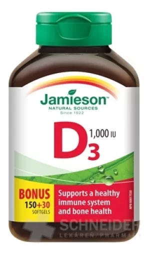 JAMIESON VITAMIN D3 1000 IE