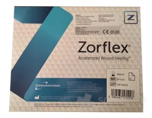 ZORFLEX WUNDABDECKUNG MIT AKTIVKOHLE 10 X 10 CM