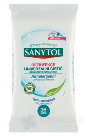 SANYTOL DESINFEKTIONS-UNIVERSAL-REINIGER-Tücher