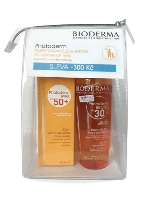 Bioderma Photoderm BRONZE Öl SPF30 200 ml + Photoderm MAX Creme SPF50+ neutral 40 ml