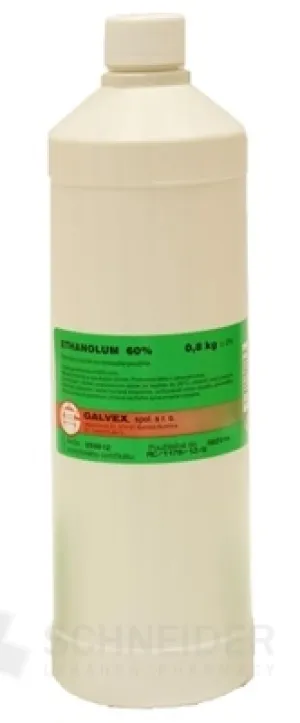 VERDÜNNTER SPIRIT / ETHANOL 60 % – GALVEX