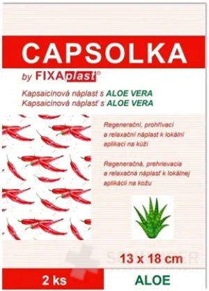 CAPSOLKA wärmendes Capsaicin-Pflaster mit ALOE VERA