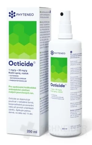 Octicide 1 mg/g + 20 mg/g Hautlösungsspray