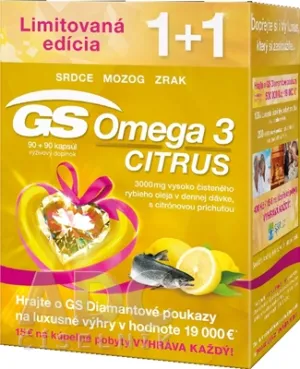 GS Omega 3 Citrus cps. 90+90 Geschenk 2017 CR/SK
