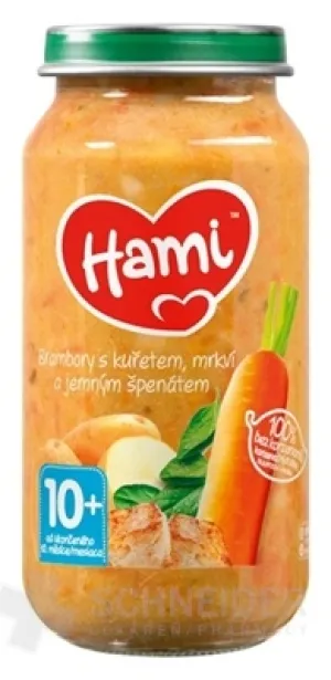 Hami-Beilage Kartoffeln mit Hühnchen, Karotten
