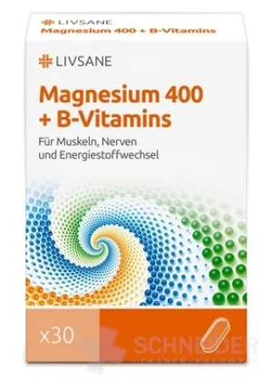 LIVSANE Magnesium 400 + B-Vitamine