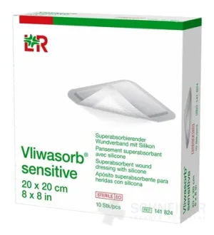 Vliwasorb sensitive Wundverband 20x20 cm