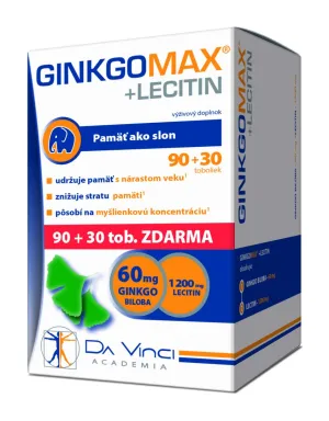 GinkgoMax + Lecithin Da Vinci 90 + 30 Tabletten gratis