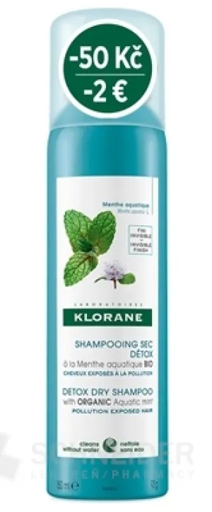KLORANE SHAMPOOING SEC DETOX Menthe BIO (Rabatt)