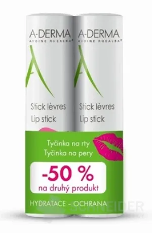 A-DERMA RHEALBA OAT LIPPENSTIFT (DUO)