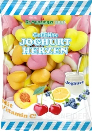 Dr. Munzinger Sport Gummi-Joghurt-Herzen