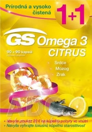 GS Omega 3 Zitrusfrüchte cps. 90 + 90