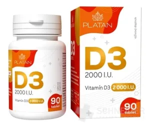 PLATAN Vitamin D3 2000 IE