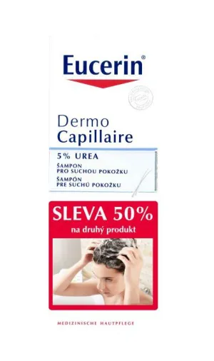 Eucerin Dermocapillaire Haarshampoo 5 % Urea für trockene Haut 2x250 ml