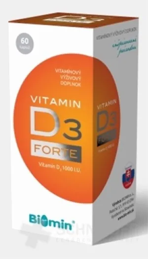 BIOMIN VITAMIN D3 FORTE 1000 IE