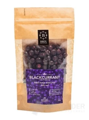 BRIX Gefriergetrocknete schwarze Johannisbeere